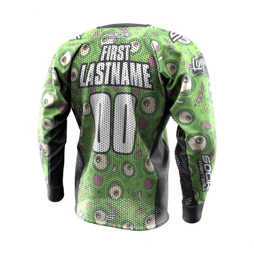 Green-eyed Monster SMPL Paintball Jersey Back