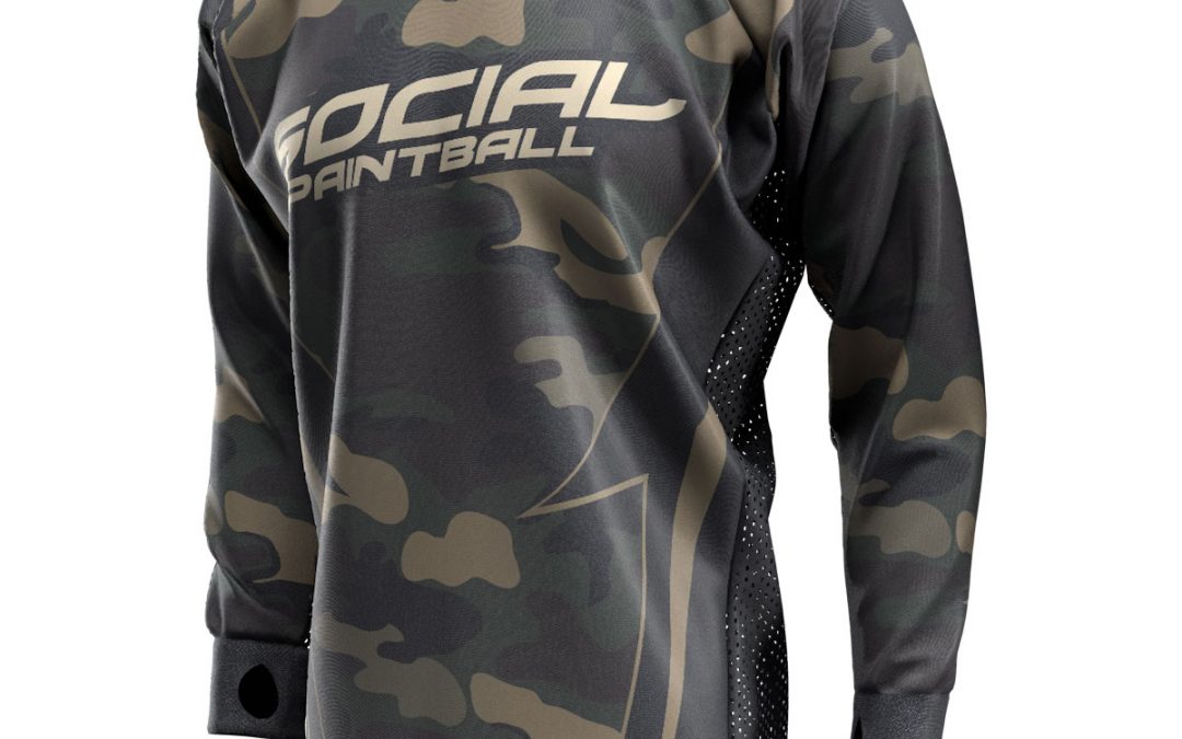 Woodland Camo SMPL Paintball Jersey