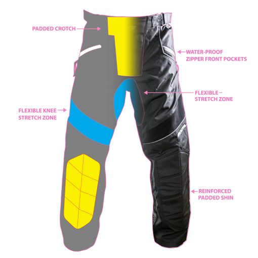 Custom Paintball Pant Design Front