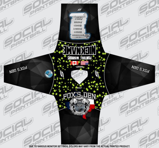 Fox's Den Unpadded SMPL Jersey, Texas Black Slime