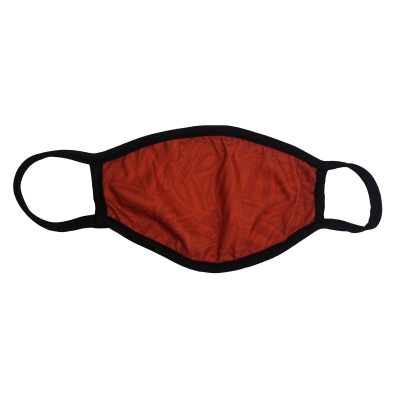 Social Paintball Face Mask Cover, Adult, Red Social Pattern Flat