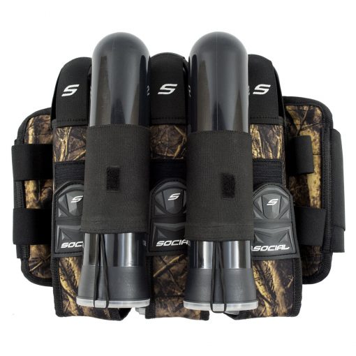 Social Paintball Grit Pod Pack Harness, 3+6, Hunter Camo Pods