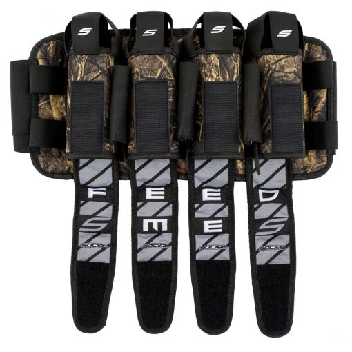 Social Paintball Grit Pod Pack Harness, 4+7 Hunter Camo Open