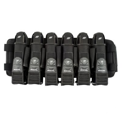 Social Paintball Grit Pack Harness, 6+9 Stealth Black