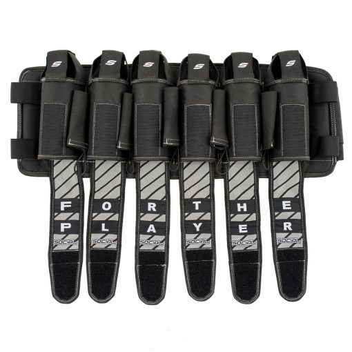 Social Paintball Grit Pack Harness, 6+9 Stealth Black Open