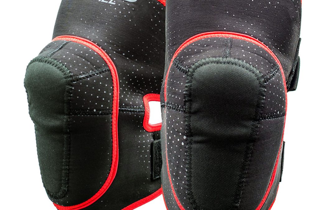 SMPL Knee Pads, Black Red