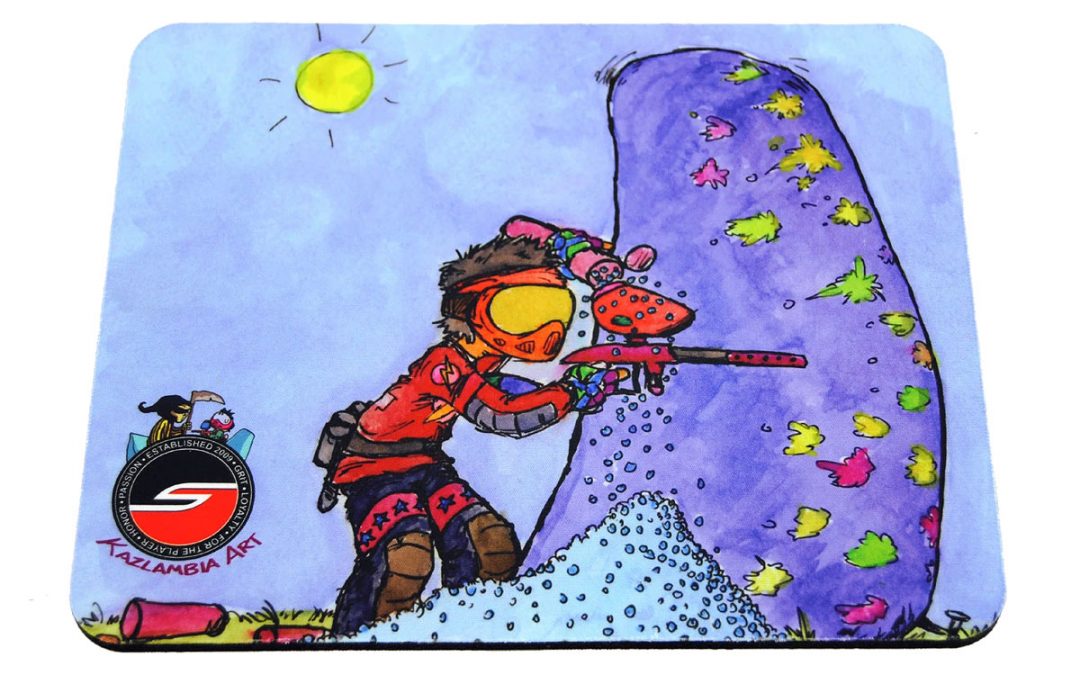 Tech Mat / Mouse Pad, Sponsored, Paintball Cartoon Series