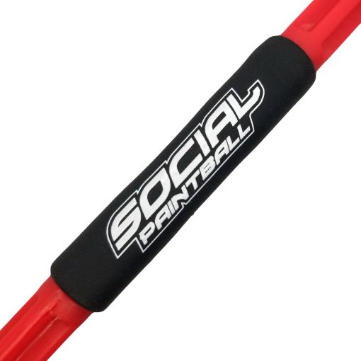 Social Paintball Barrel Maid Swab & Squeegee Cleaner, Red Black Magma Connect Zoom