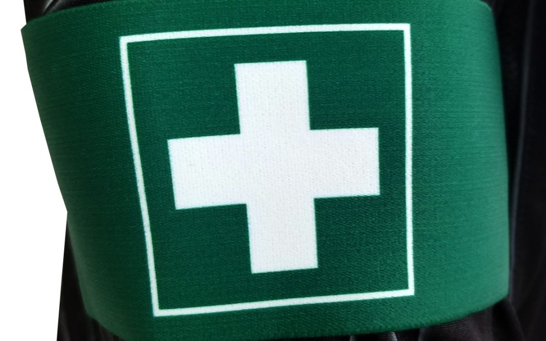 VELCRO&reg; Paintball Team Armband, First Aid