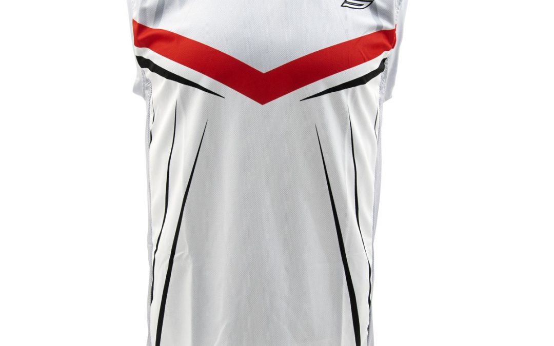 Grit Sleeveless Jersey, Silver Streak