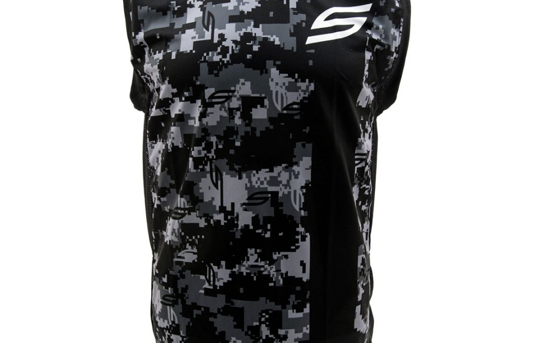 Grit Sleeveless Jersey, Socam Black