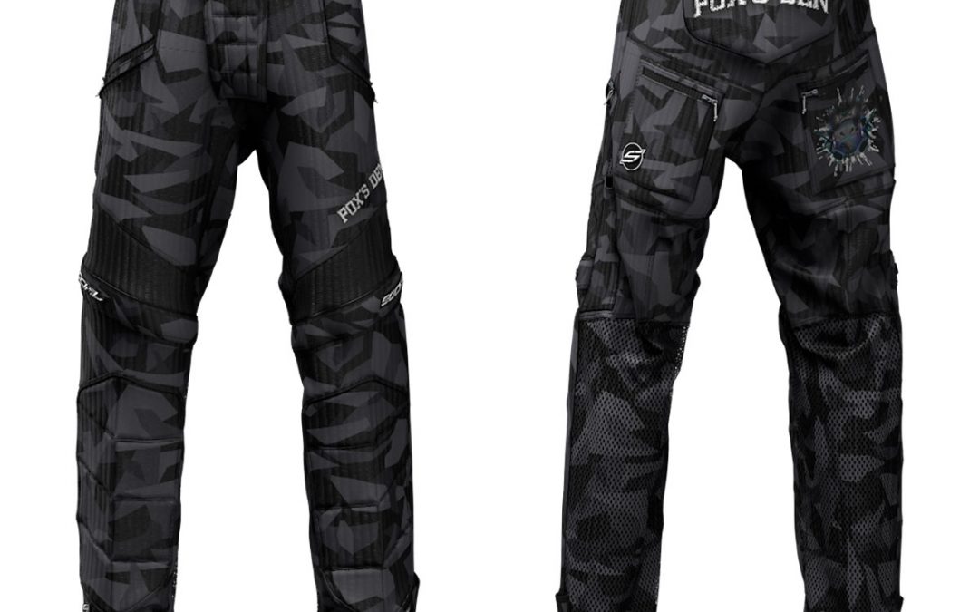 Fox’s Den Grit v3 Custom Paintball Pants, Stealth Edge Camo