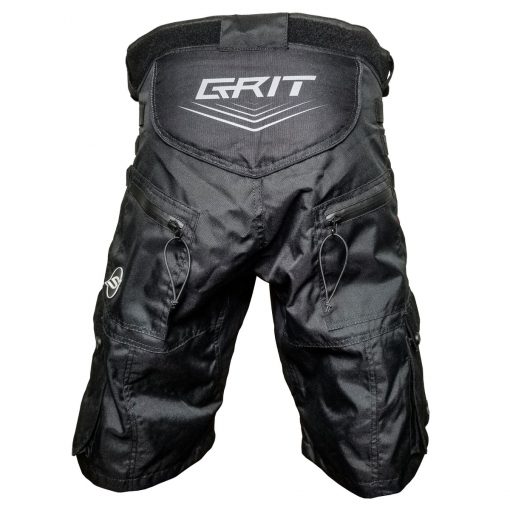 Grit v3 Paintball Shorts, Stealth Black Back