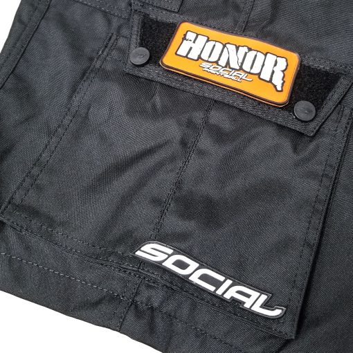 Grit v3 Paintball Shorts, Stealth Black Cargo Pocket Zoom