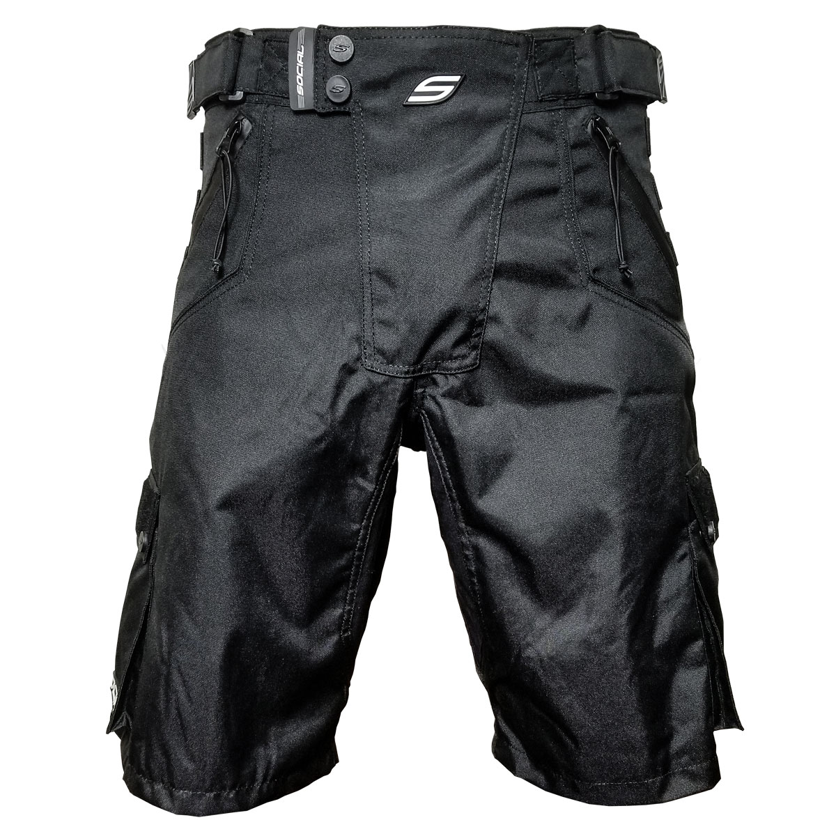 Grit v3 Paintball Shorts, Stealth Black - Social Paintball