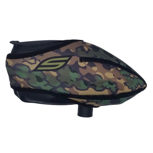 Social Paintball Omni Universal Hopper Cover, Foxwood Camo Side