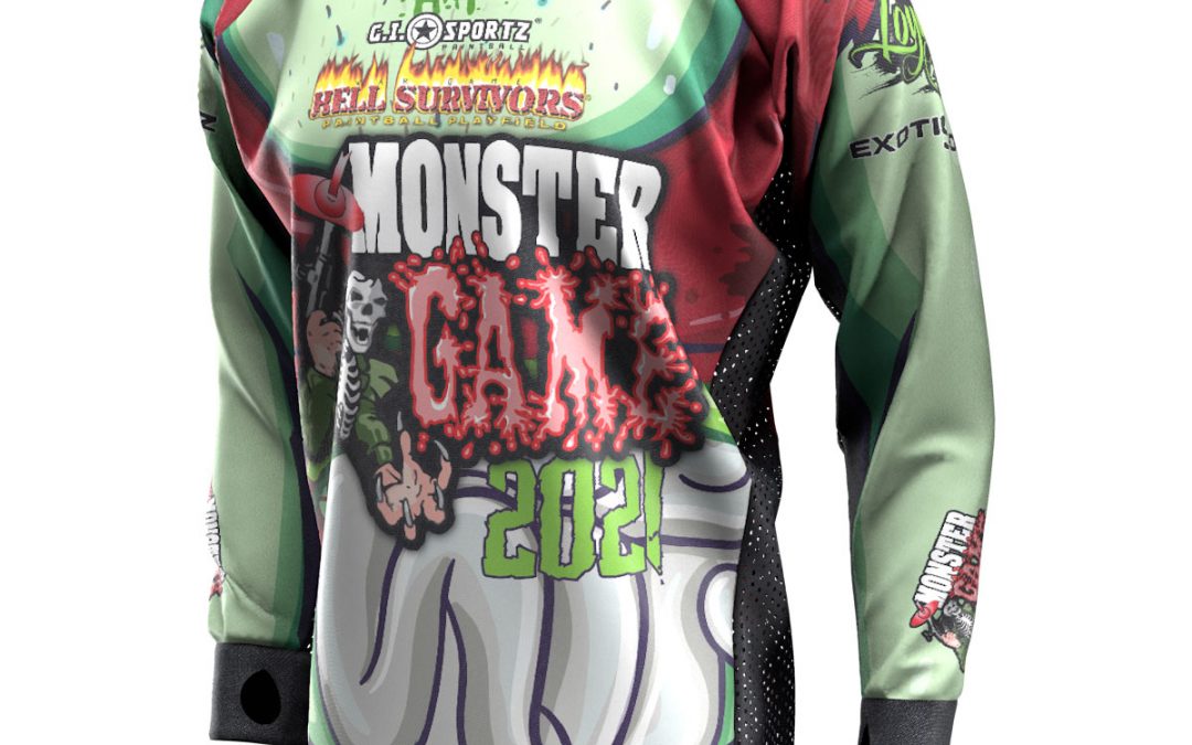 2021 Michigan Monster Game Custom Event SMPL Jersey, Red Team