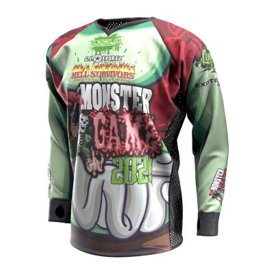 2021 Michigan Monster Game Custom Event SMPL Jersey, Red Team Front