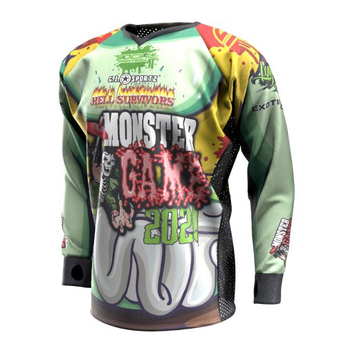 2021 Michigan Monster Game Custom Event SMPL Jersey, Yellow Team Front