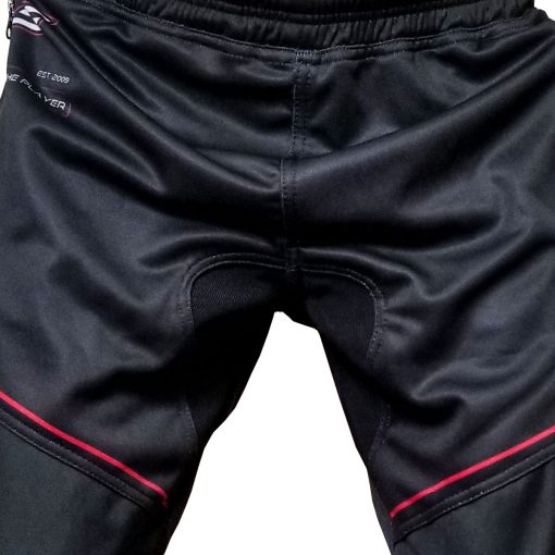 Grit J1 Paintball Jogger Pants, Black Red Crotch