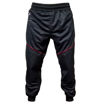 Grit J1 Paintball Jogger Pants, Black Red Front