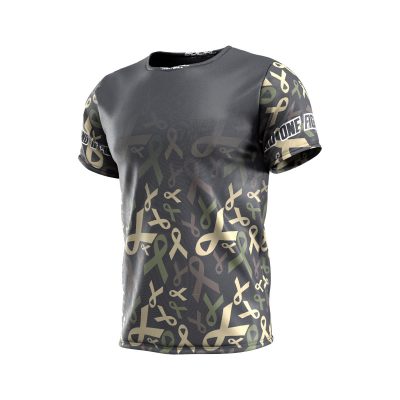 Fox's Den Grit Shirt, Charity Ribbon Camo No Logo Front