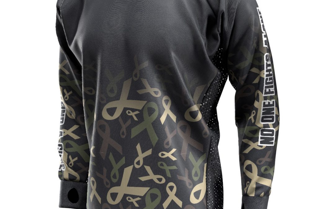 Fox’s Den Unpadded SMPL Jersey, Charity Ribbon Camo (No Logo)