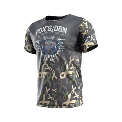 Fox's Den Grit Shirt, Charity Ribbon Camo Front