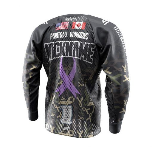 Fox's Den Unpadded SMPL Jersey, Charity Ribbon Camo bACK