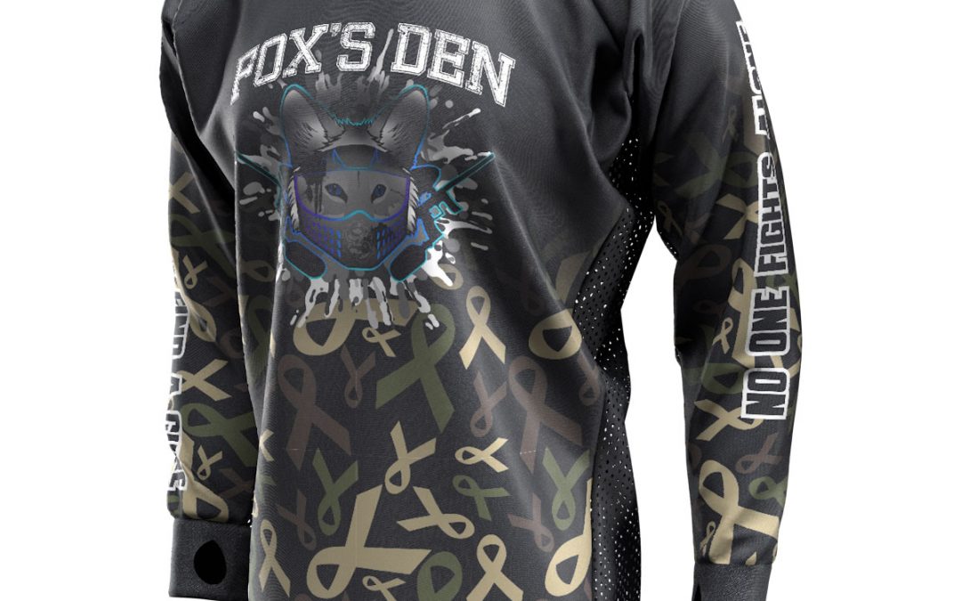 Fox’s Den Unpadded SMPL Jersey, Charity Ribbon Camo