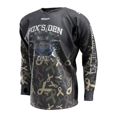 Fox's Den Unpadded SMPL Jersey, Charity Ribbon Camo Front