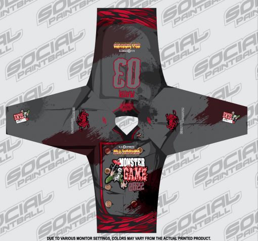 2022 Michigan Monster Game Custom Event SMPL Jersey, Red Team