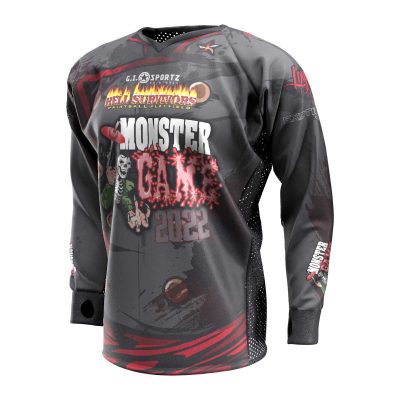 2022 Michigan Monster Game Custom Event SMPL Jersey, Red Team Front