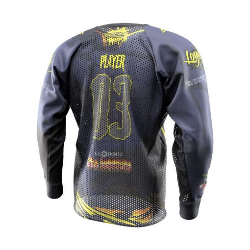 2022 Michigan Monster Game Custom Event SMPL Jersey, Yellow Team Back