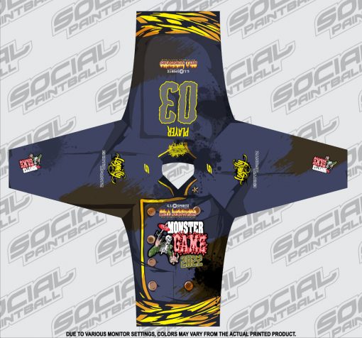 2022 Michigan Monster Game Custom Event SMPL Jersey, Yellow Team