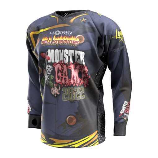 2022 Michigan Monster Game Custom Event SMPL Jersey, Yellow Team Front