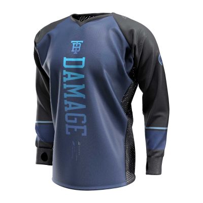 Tampa Bay Damage Unpadded SMPL Jersey, LE Original Training Blue Black Front