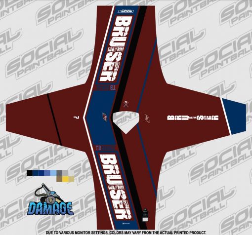 Tampa Bay Damage SMPL Jersey, LE Signature Series Chad Busiere - "Bruiser"