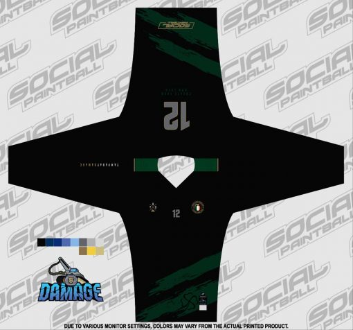 Tampa Bay Damage SMPL Jersey, LE Signature Series Brad McCurley - "Irish Grenade"