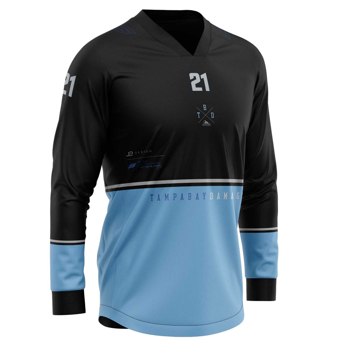 Tampa Bay Damage SMPL Jersey, LE Original Training Blue Black