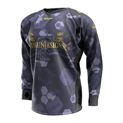 Airgun Designs SMPL Jersey, Blue Hex Front