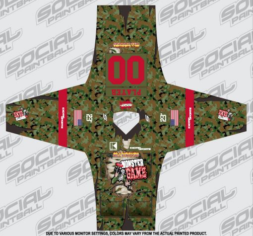 2023 Michigan Monster Game Custom Event SMPL Jersey, Red Team