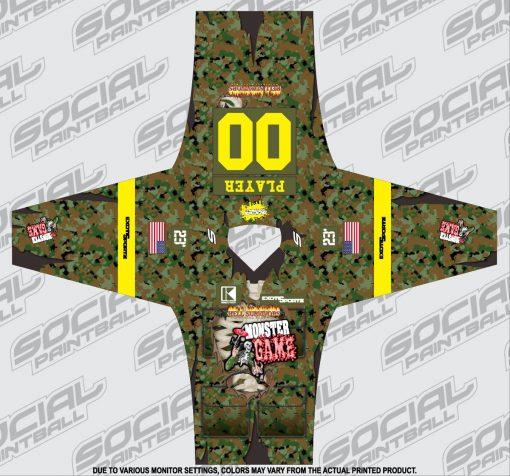 2023 Michigan Monster Game Custom Event SMPL Jersey, Yellow Team