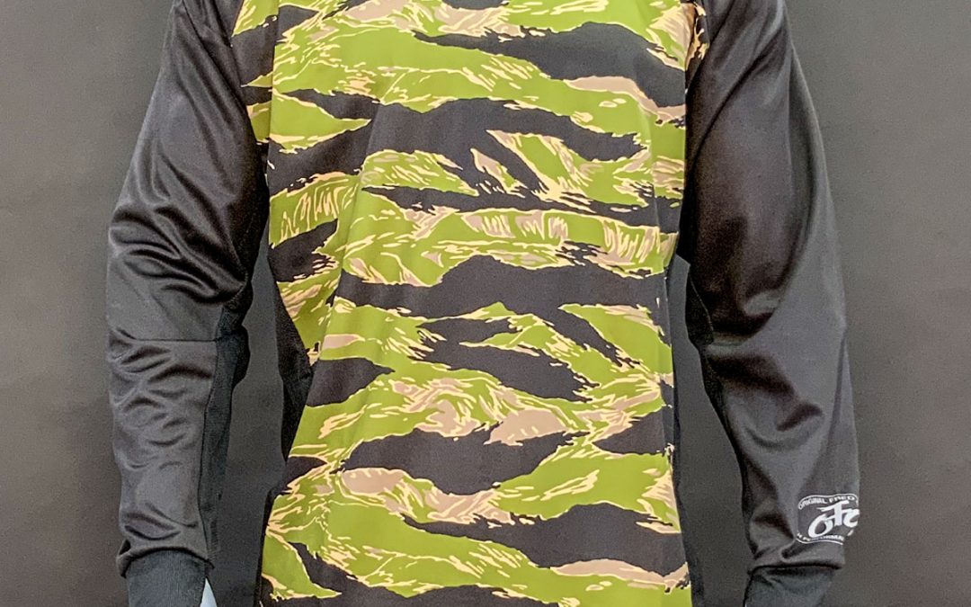 Official Tiger Stripe Private Label Jersey, Black Sleeves