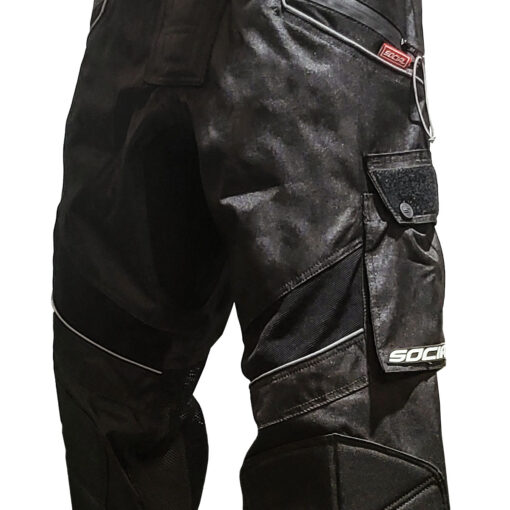 Grit v3 Cargo Pants, Black Side View